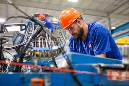 Arbeiter in der Produktion